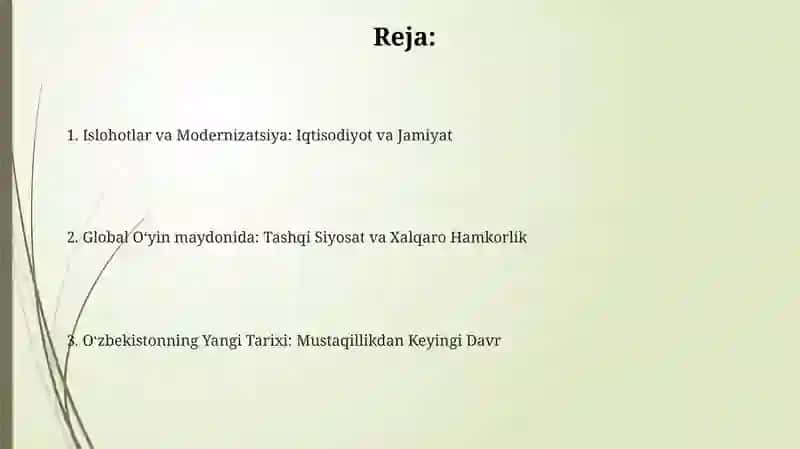 Oʻzbekistonning yangi tarixi 2