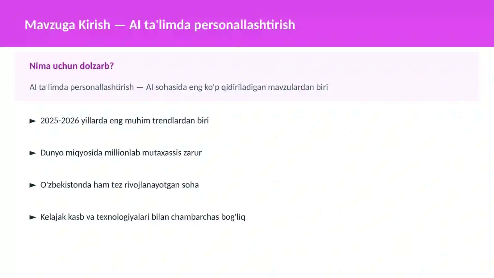 AI ta'limda personallashtirish 2
