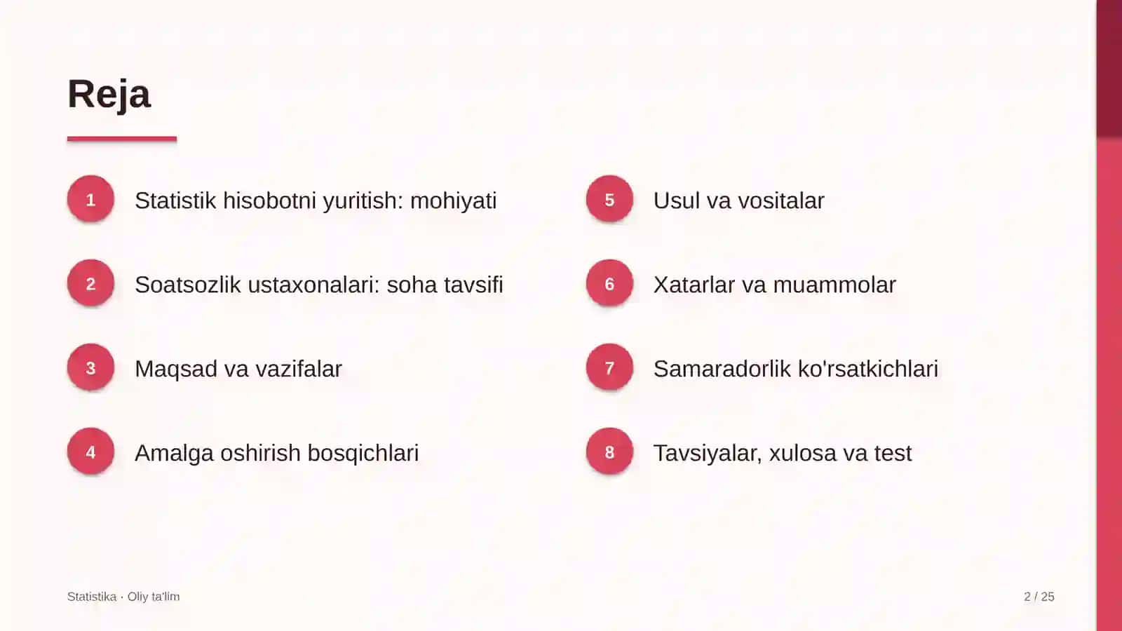 soatsozlik ustaxonalarida statistik hisobotni yuritish 6662 2