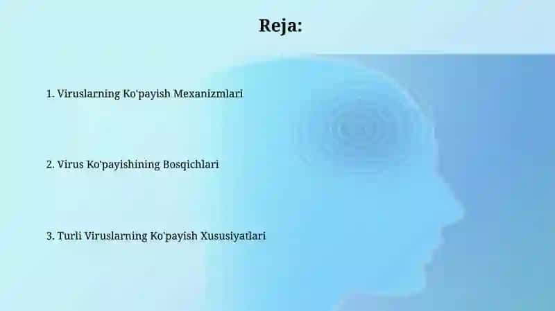Viruslarning kopayishi 2