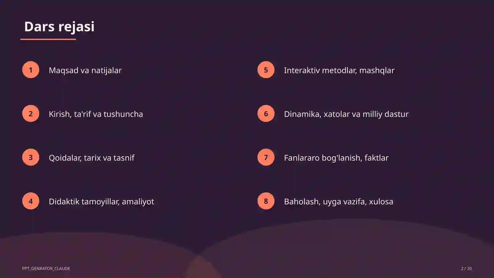 Present Perfect (8-sinf) 2