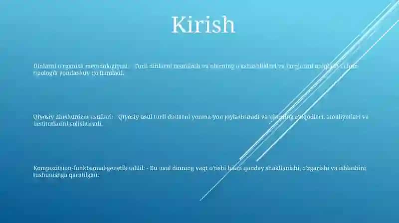 Dinlarni Tadqiq Etish Metodologiyasi: Tipologik, Qiyosiy, Tarkibiy-Funksional Genetik Tahlil 2