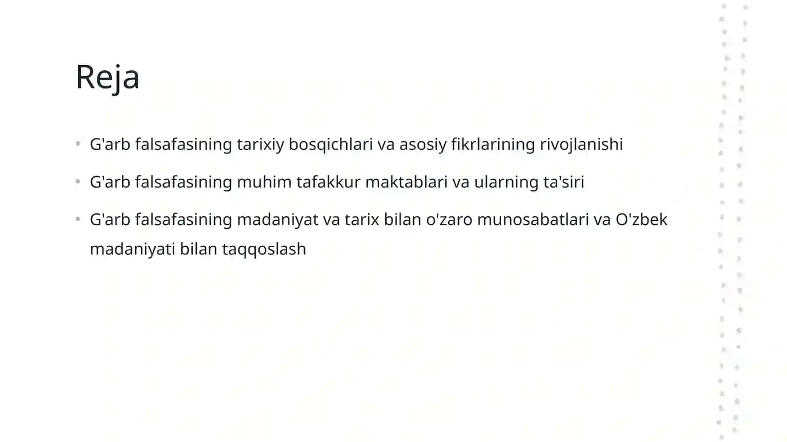 G'arb falsafasi 2