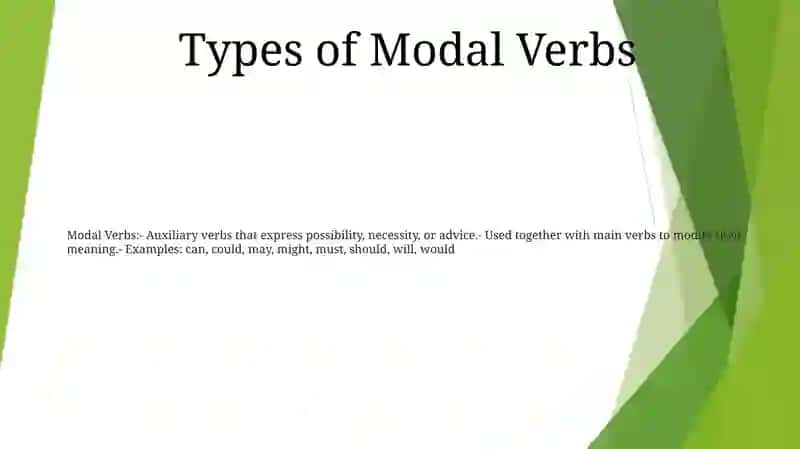 Modal Verbs 2