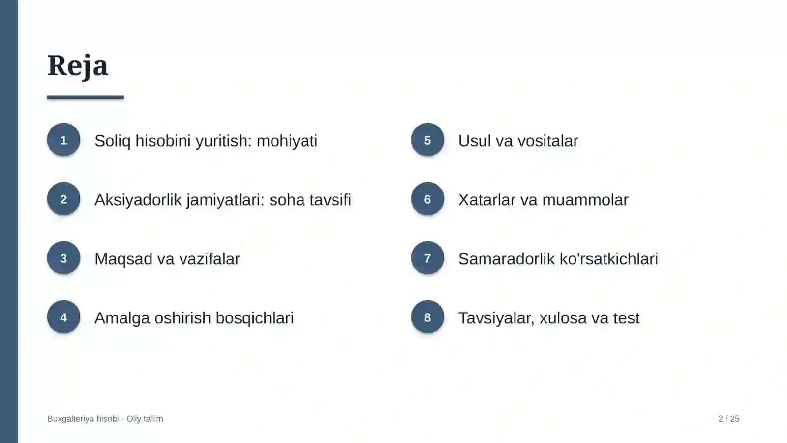 Aksiyadorlik jamiyatlarida soliq hisobini yuritish 2