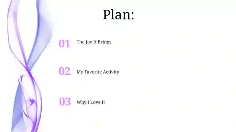 My Favorite Activity 2