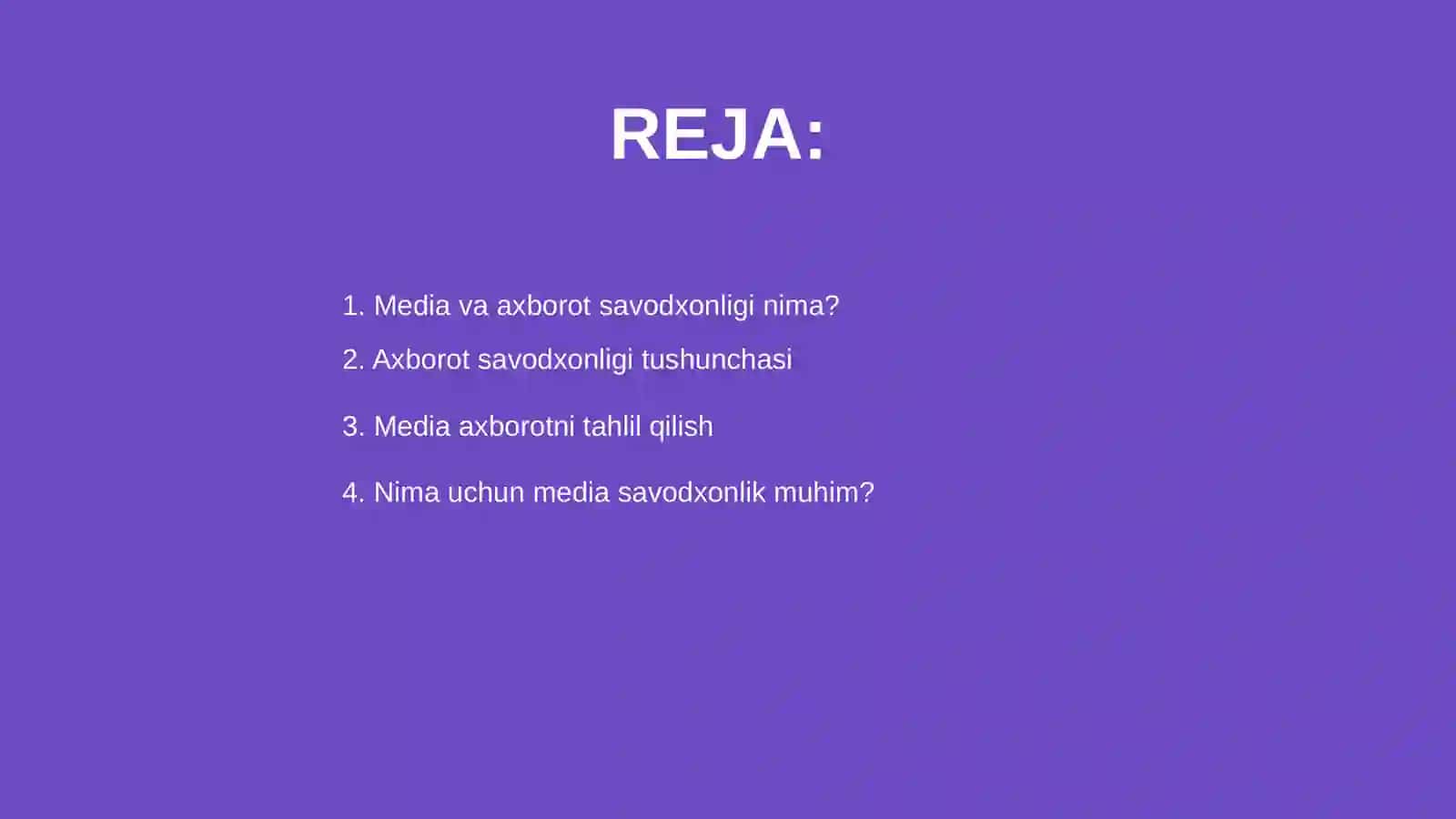 Media va axborot savodxonligi tushunchasi 2