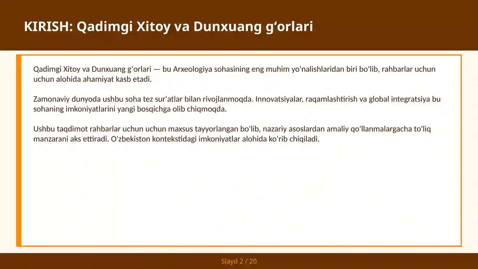 Qadimgi Xitoy va Dunxuang gʻorlari 2