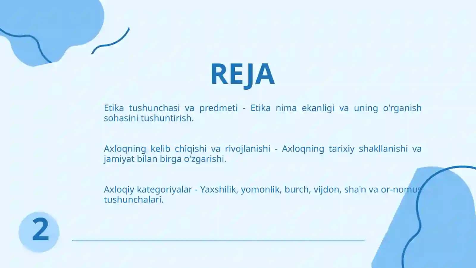Axloq Falsafasi Etika 2