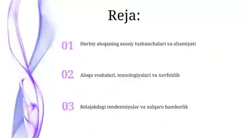 Harbiy muloqot to'g'risida tushuncha 2