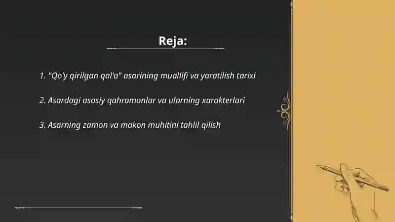Qo'y qirilgan qal'a 2