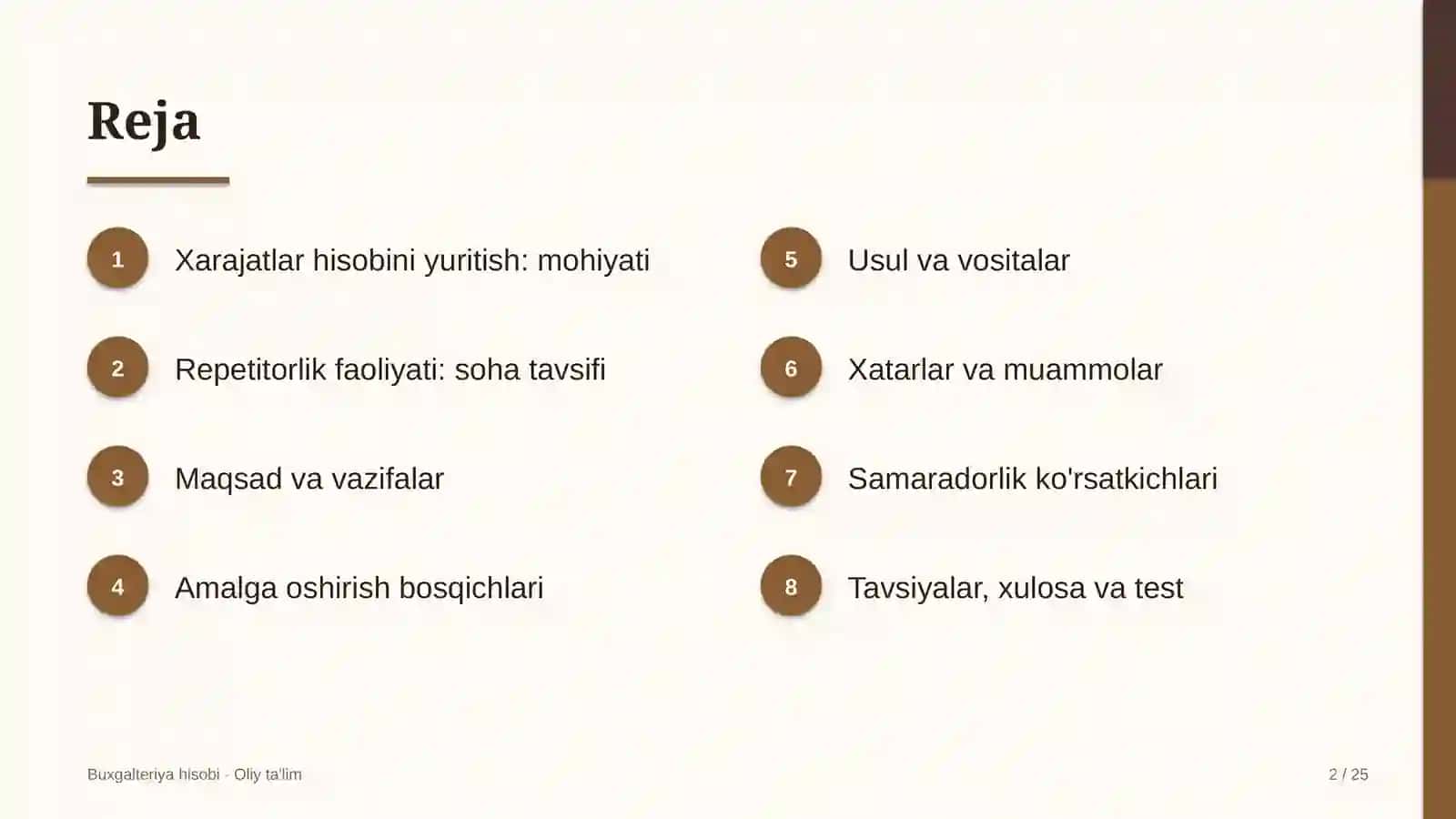 repetitorlik faoliyatida xarajatlar hisobini yuritish 2086 2
