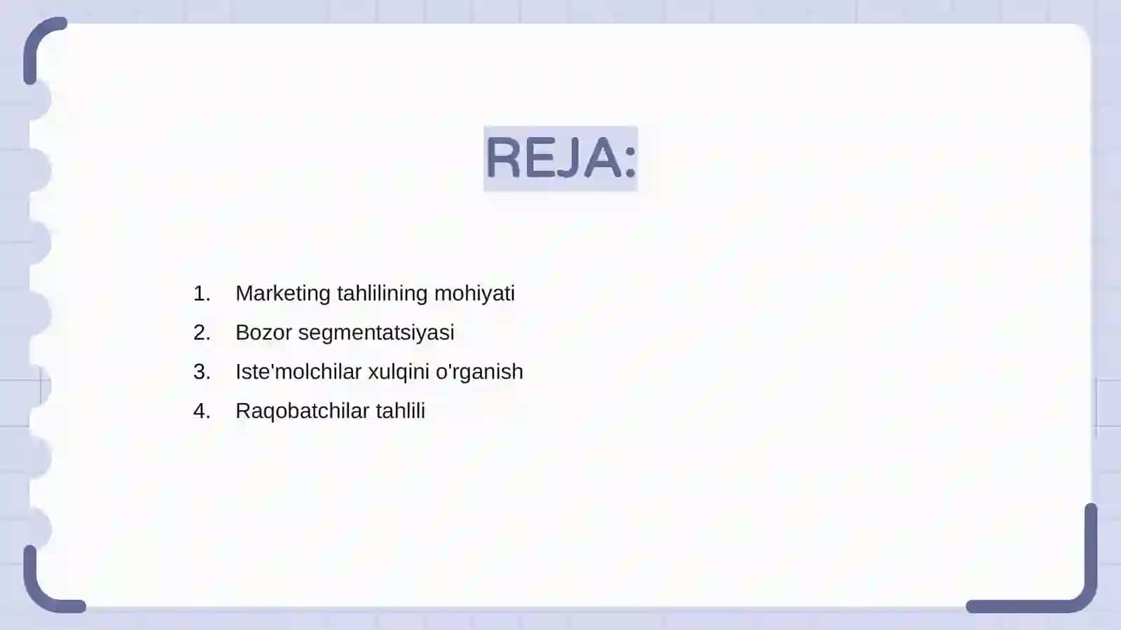 Marketing tahlili 2