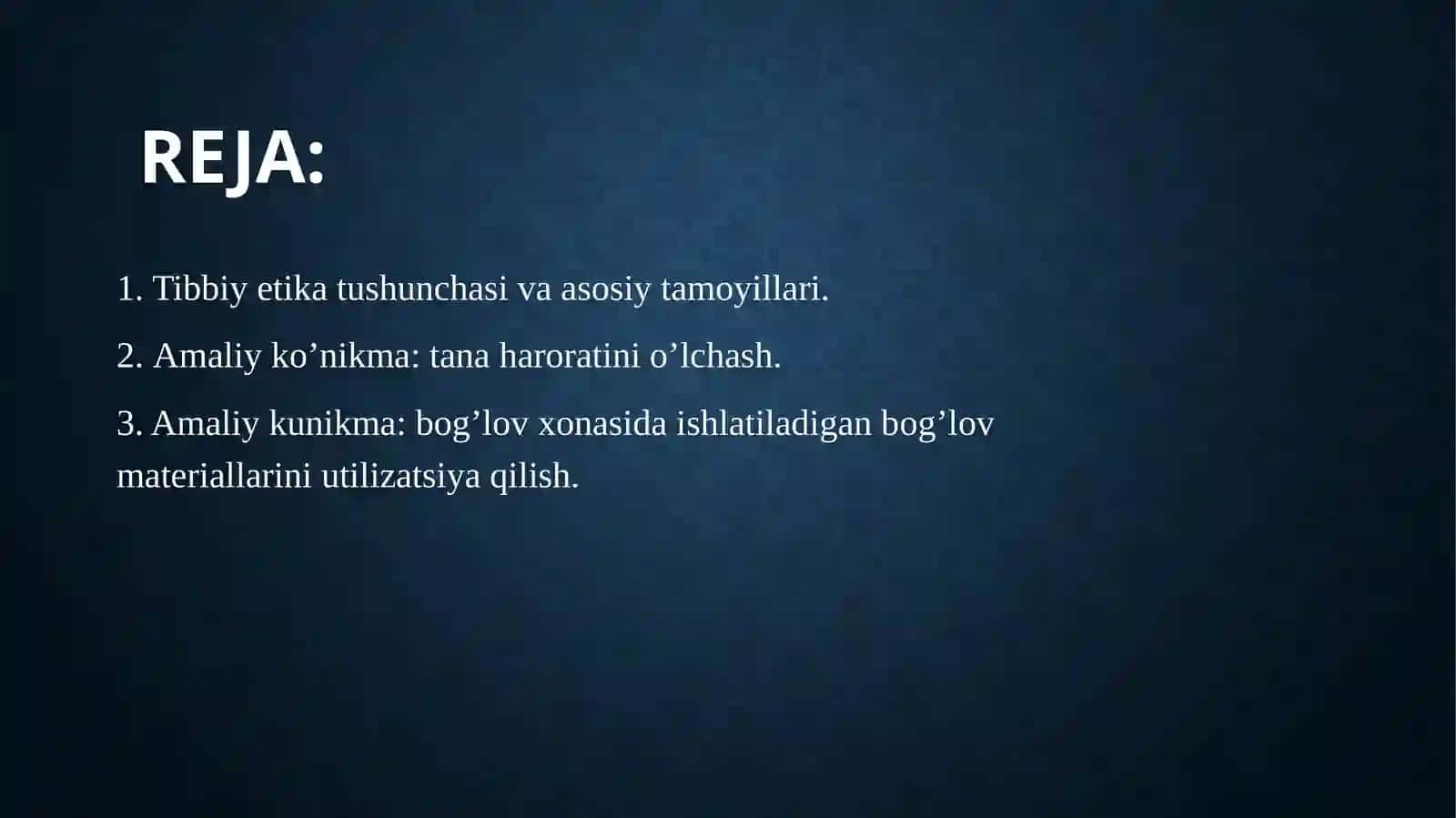 Tibbiyot etikasi 2