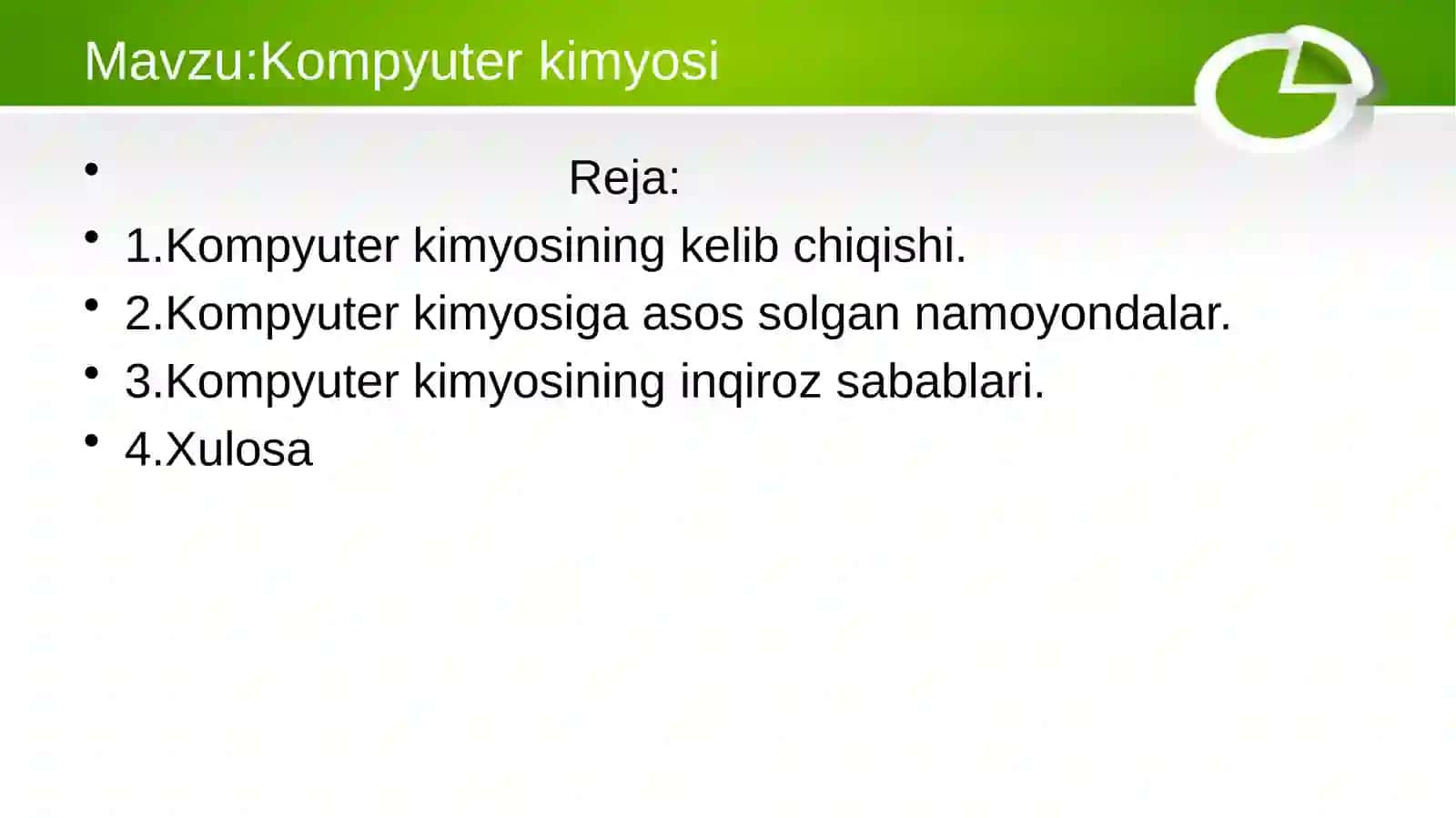 Kompyuter kimyosi 2