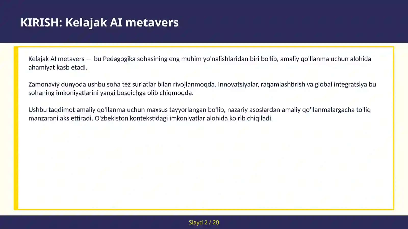 Kelajak AI metavers 2