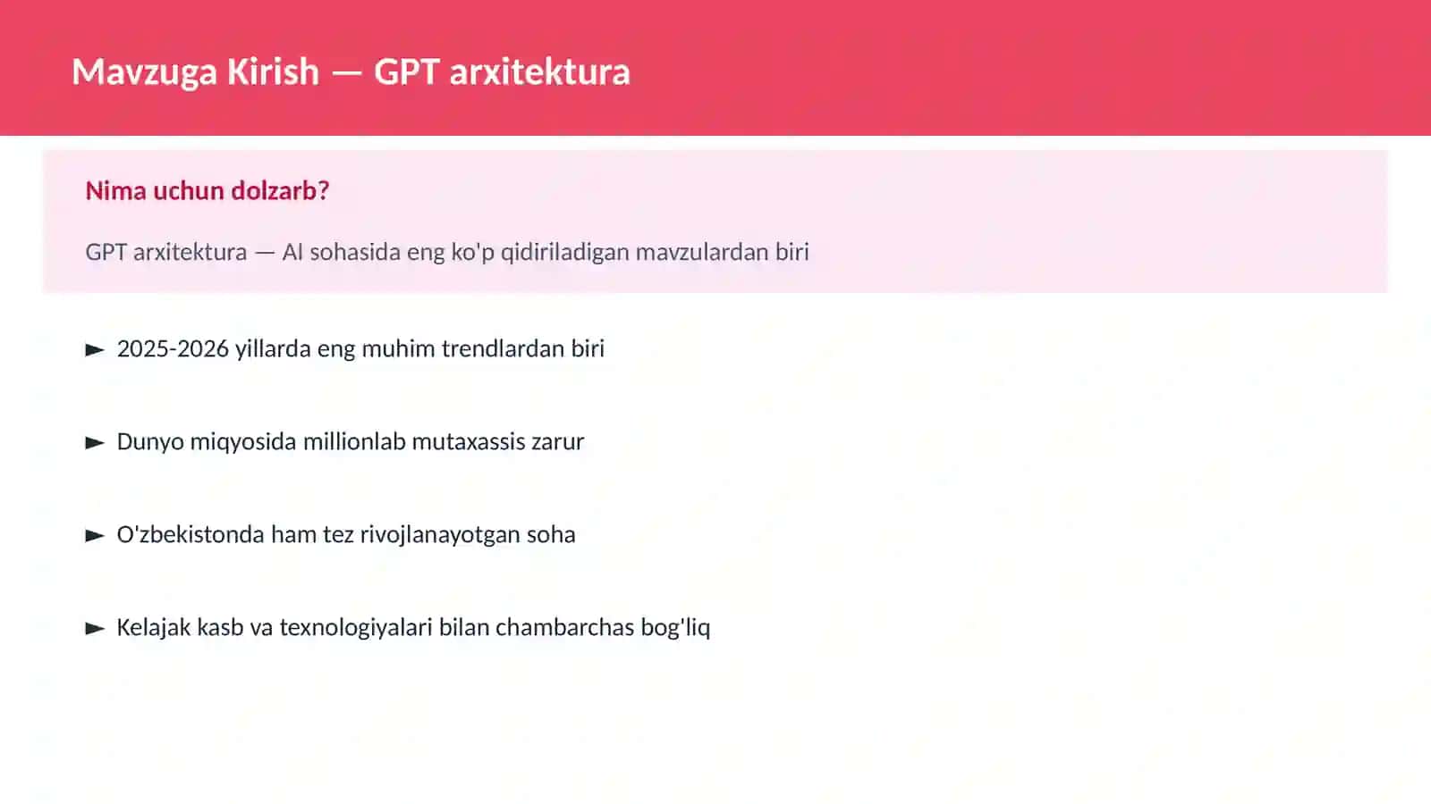 GPT arxitektura 2