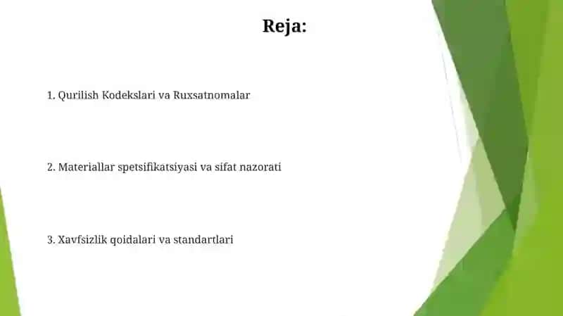 Qurilish meʼyorlari va qoidalari 2