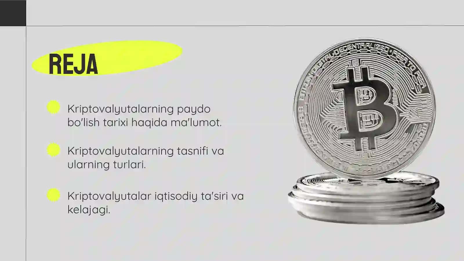 Kriptovalyutalar tarixi va tasnifi 2