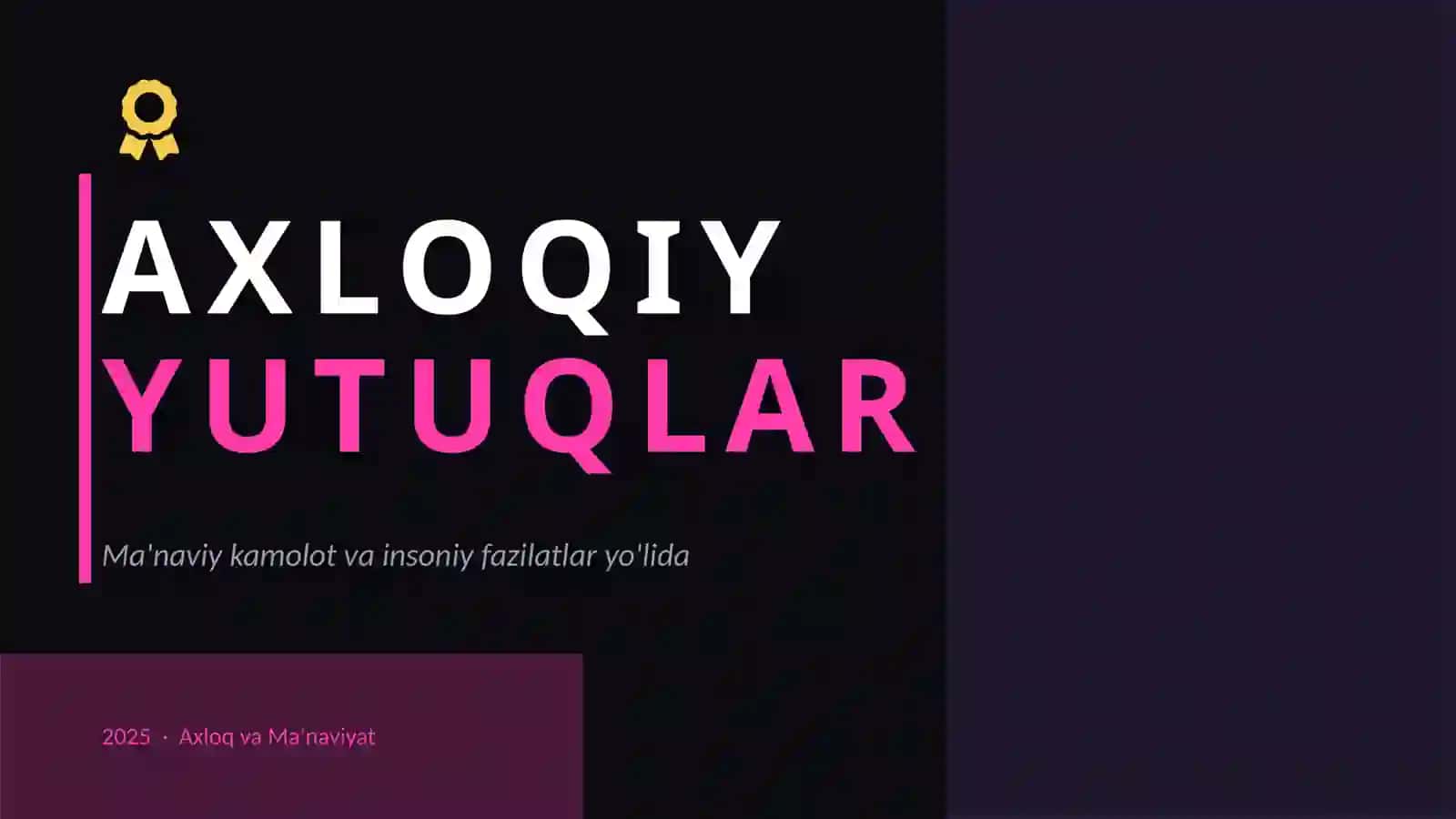 AXLOQIY YUTUQLAR 2