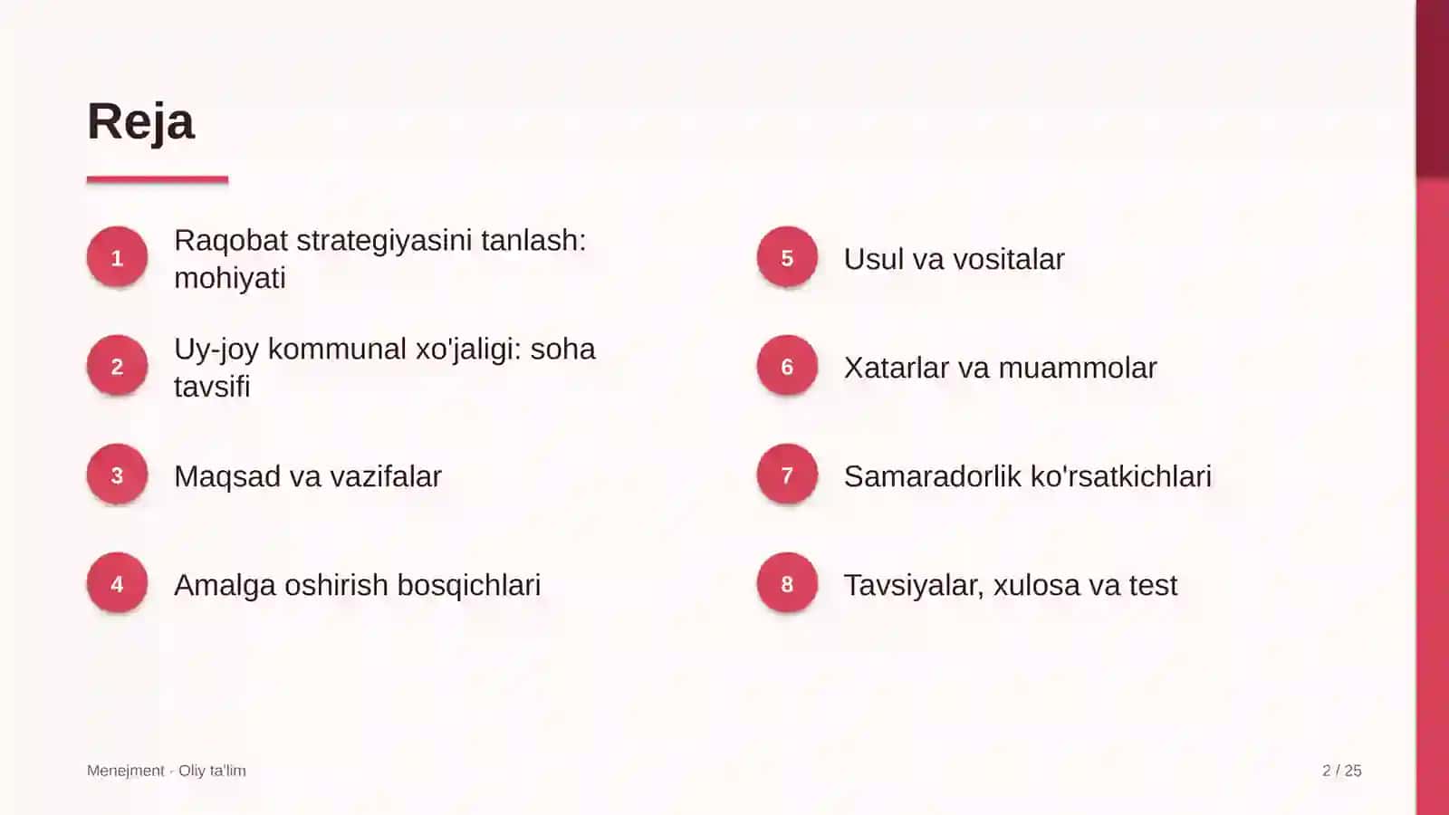 uy joy kommunal xo'jaligida raqobat strategiyasini tanlash 8854 2