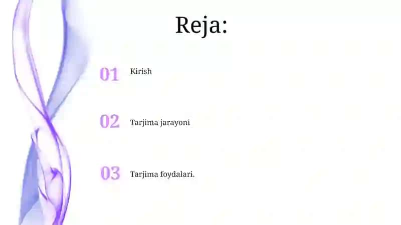 Tarjima jarayoni 2