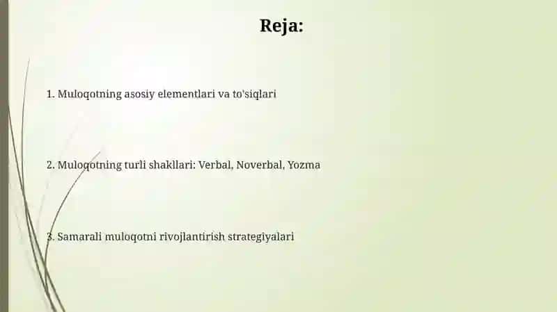 Samarali muloqot sirlari 2