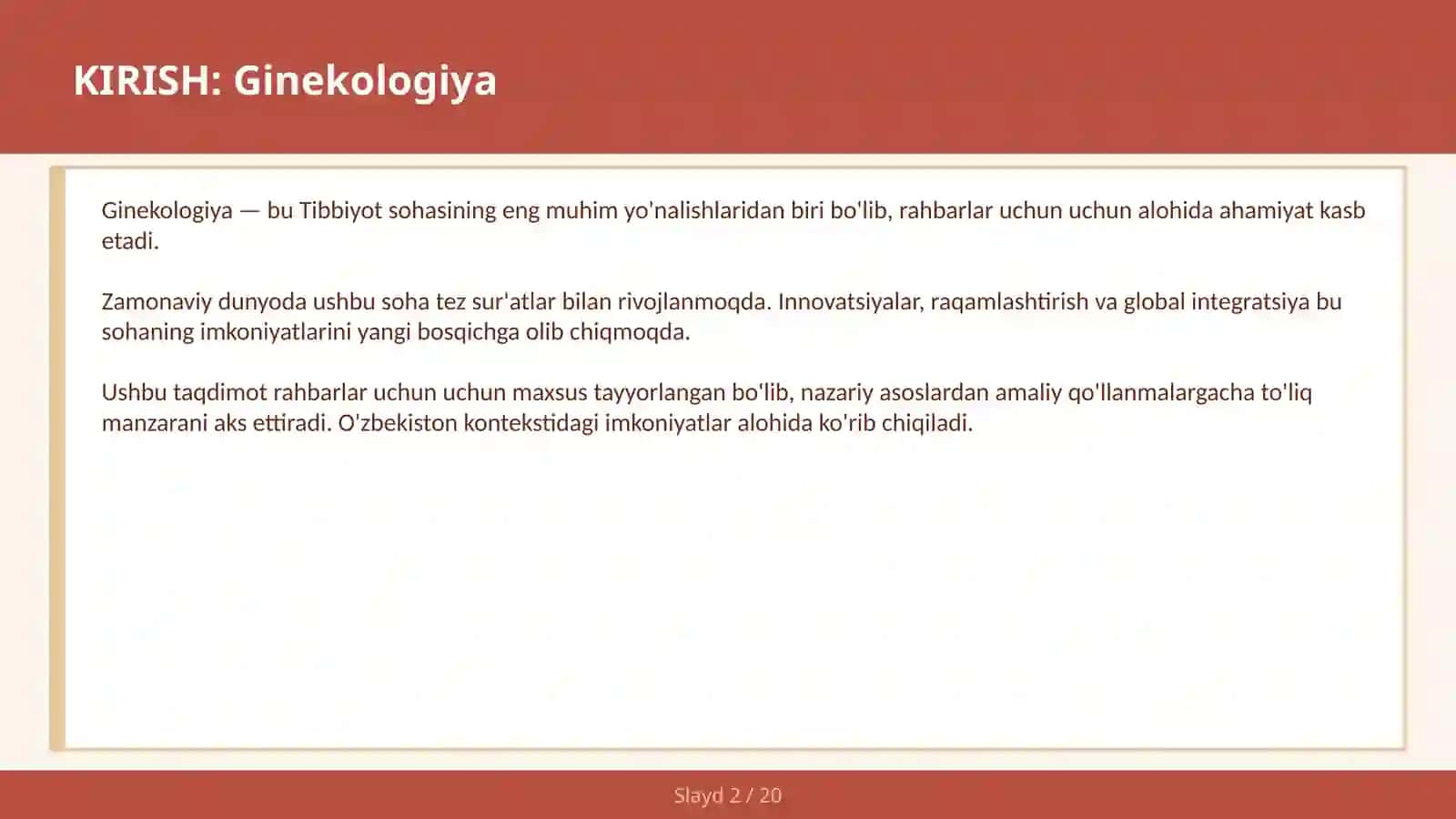 Ginekologiya 2