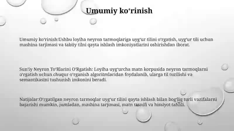 Sun’Iy Neyron To‘Rlarini O‘Rgatish 2