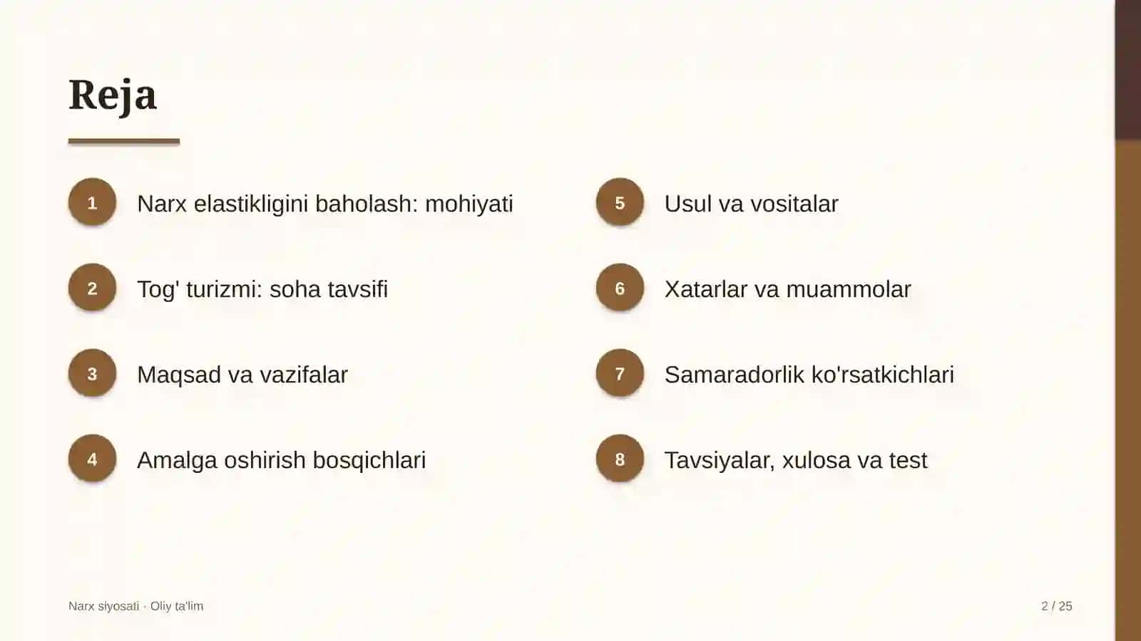 tog' turizmida narx elastikligini baholash 9080 2