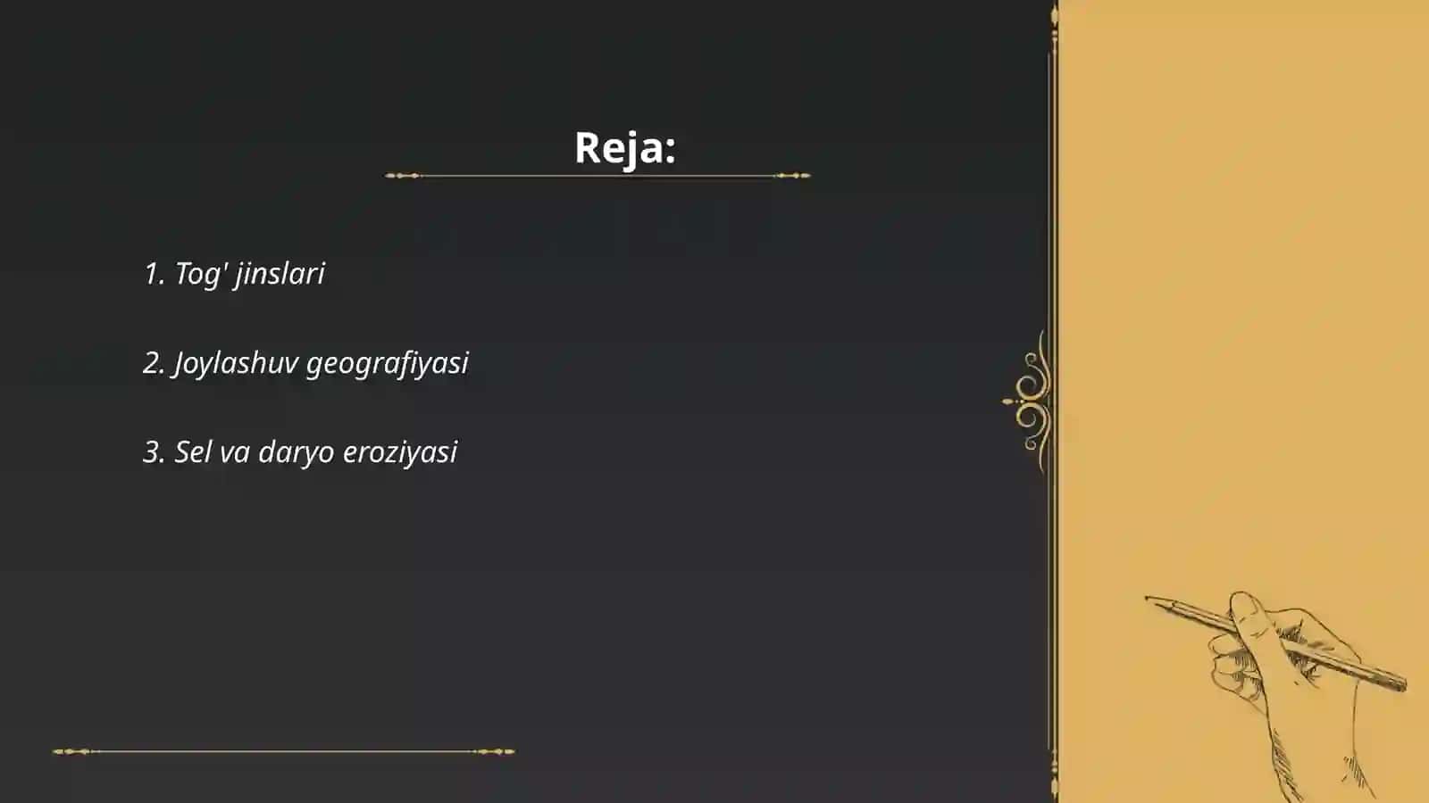 Relyef hosil qiluvchi omillar 2