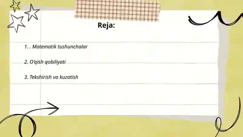 Matematika tushunchalari 2