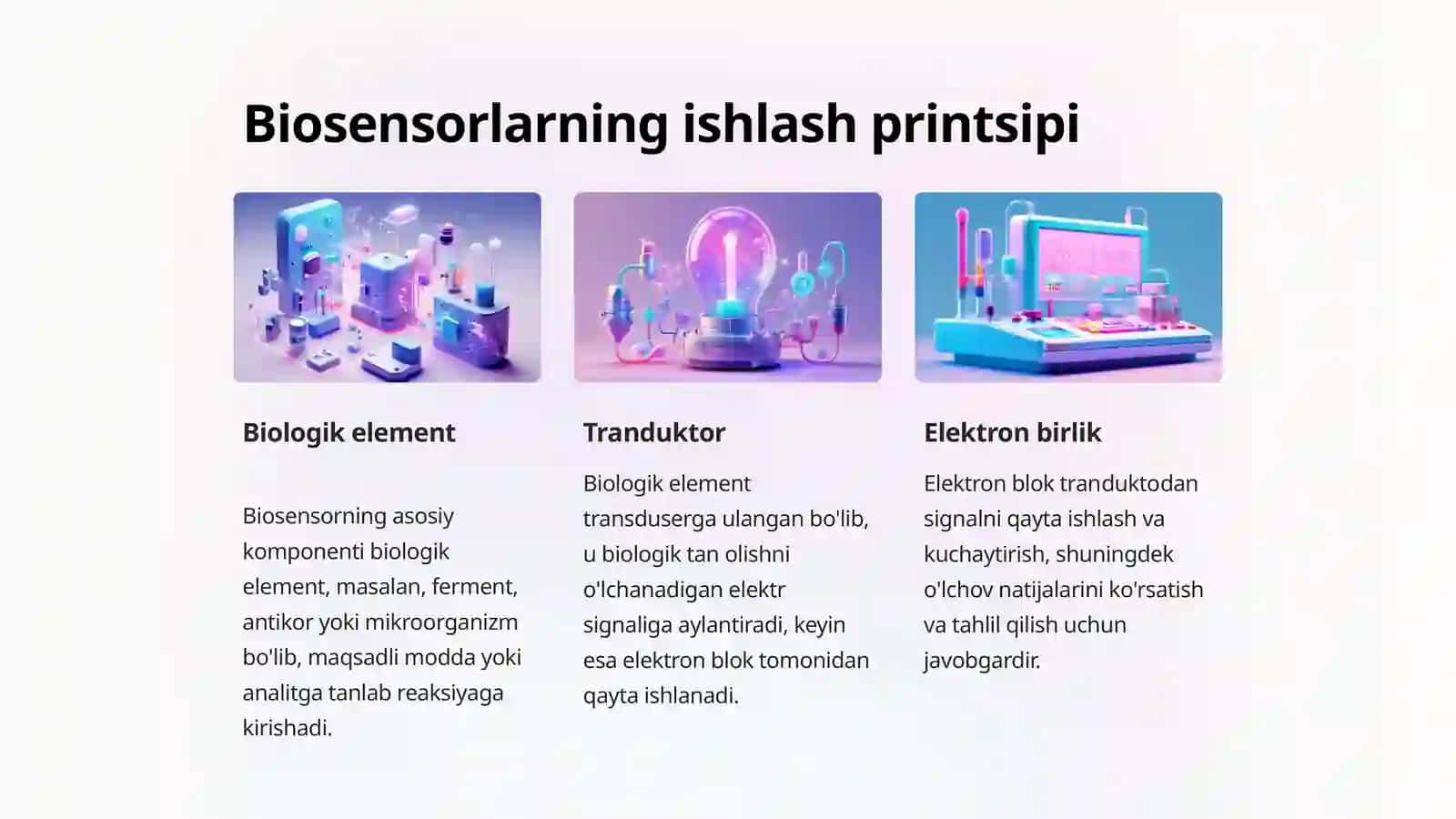 Biosensorlarga kirish 2