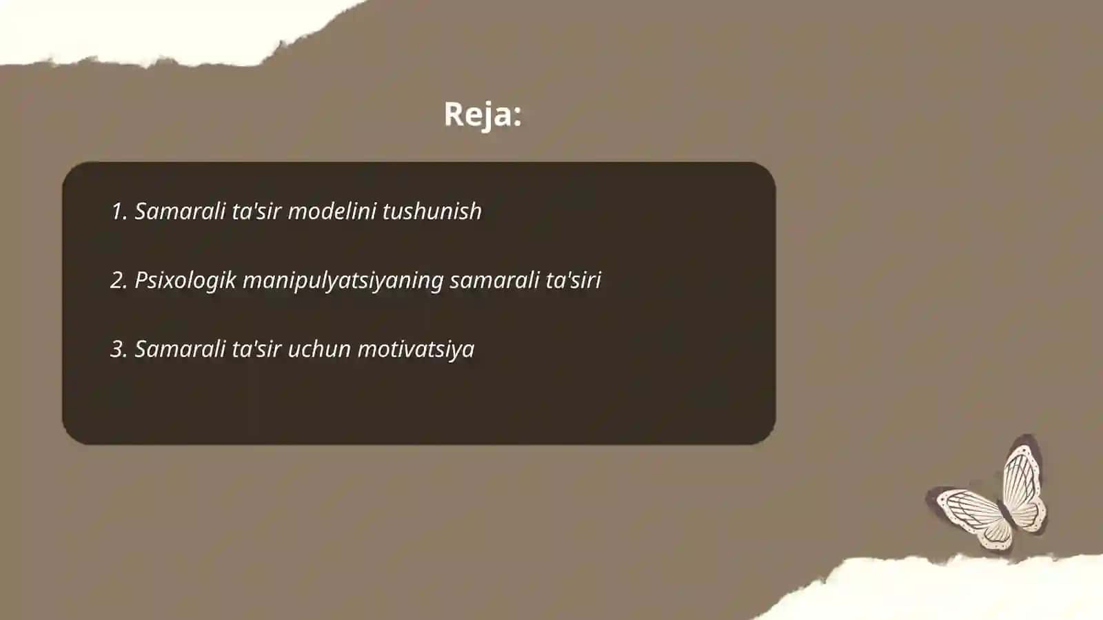 Samarali ta'sir psixalogiyasi 2