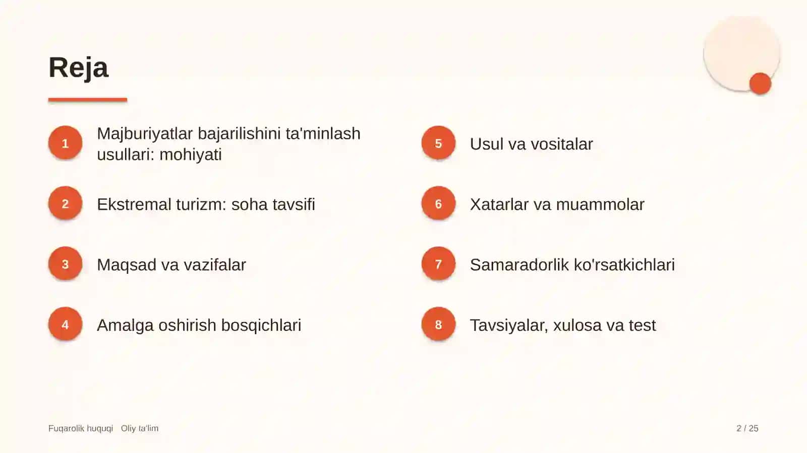Ekstremal turizmda majburiyatlar bajarilishini ta'minlash usullari 2