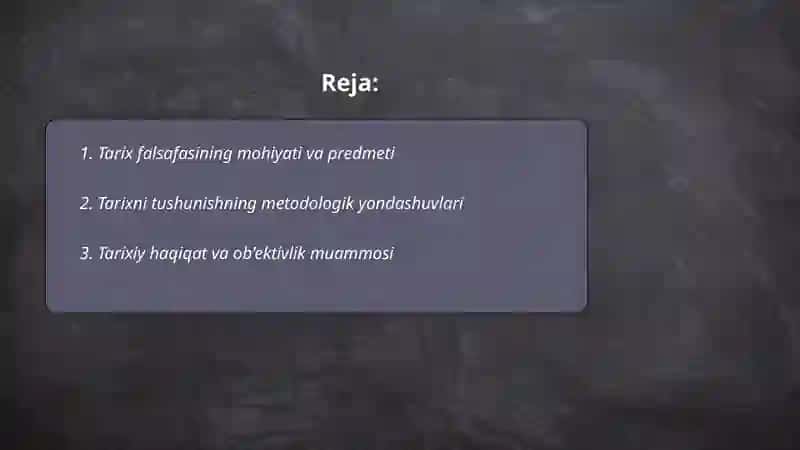 Tarix falsafasi 2