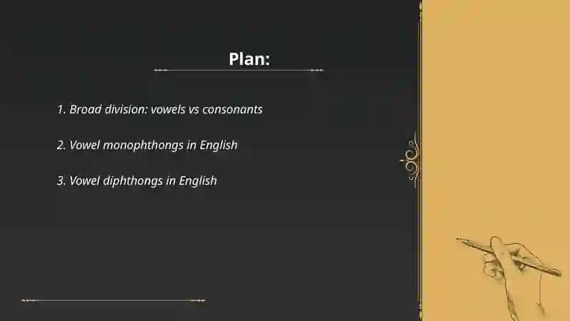 Classification of speech sounds 2