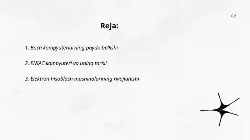 Kompyuterlarning yaratilish tarixi 2