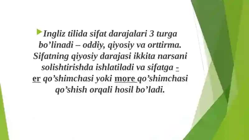 Sifat darajalari 2