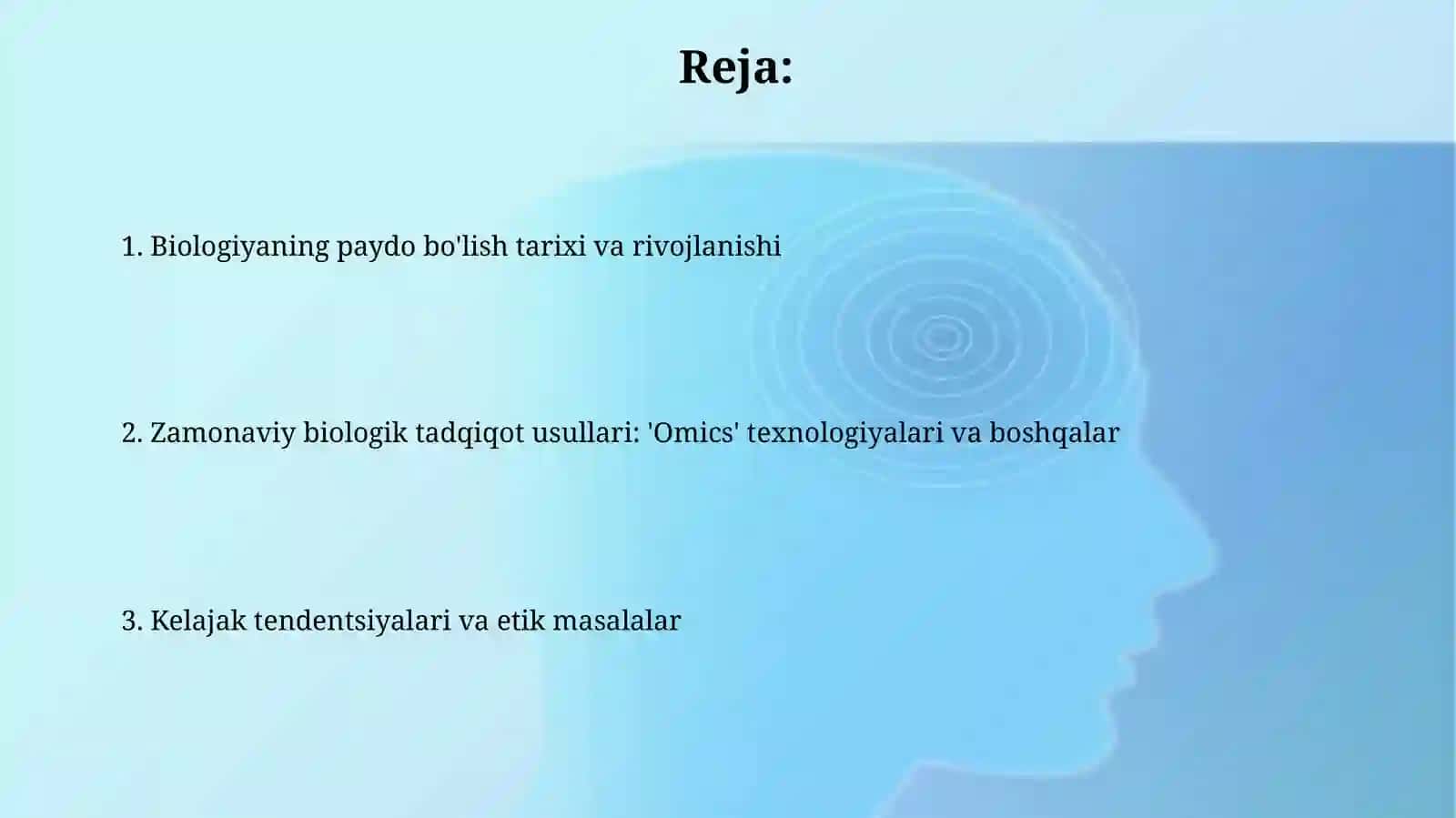 Biologiyada zamonaviy tadqiqot usullari faning paydobo'lishtarixi 2