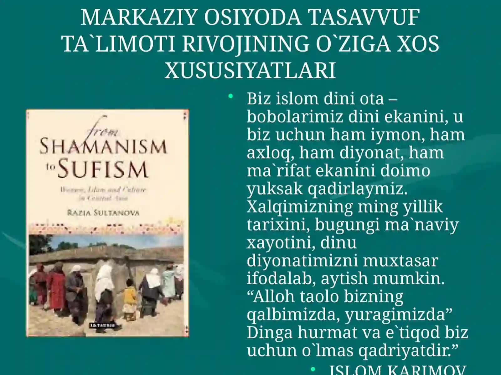 TASAVVUF ILMINING PAYDO BO‘LISHI 2