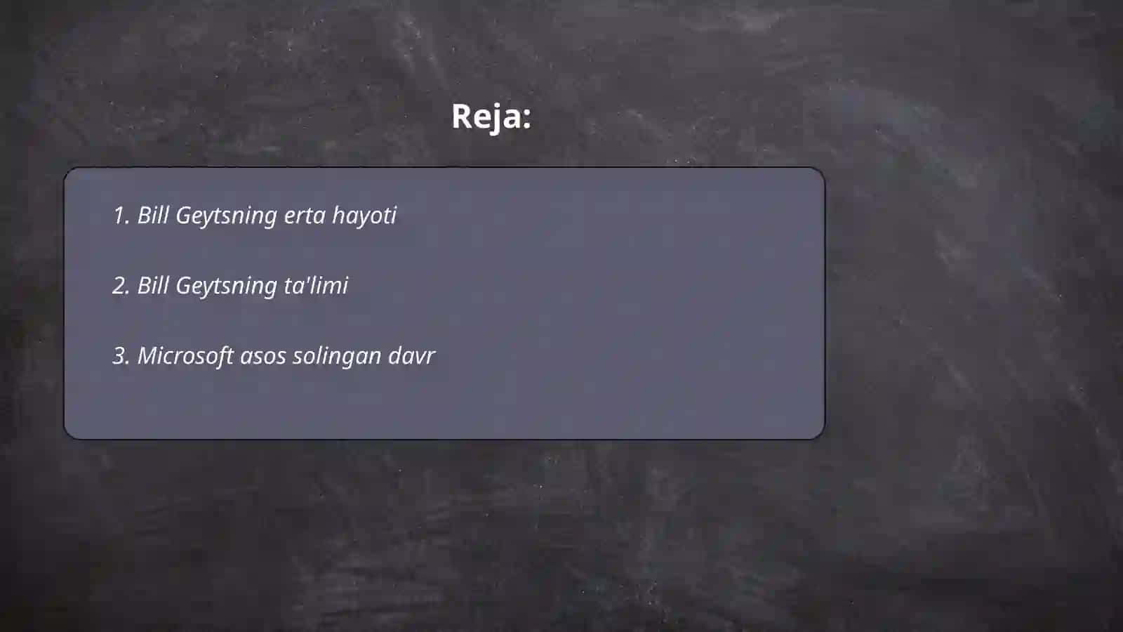 Bill Geytsning erta hayoti 2