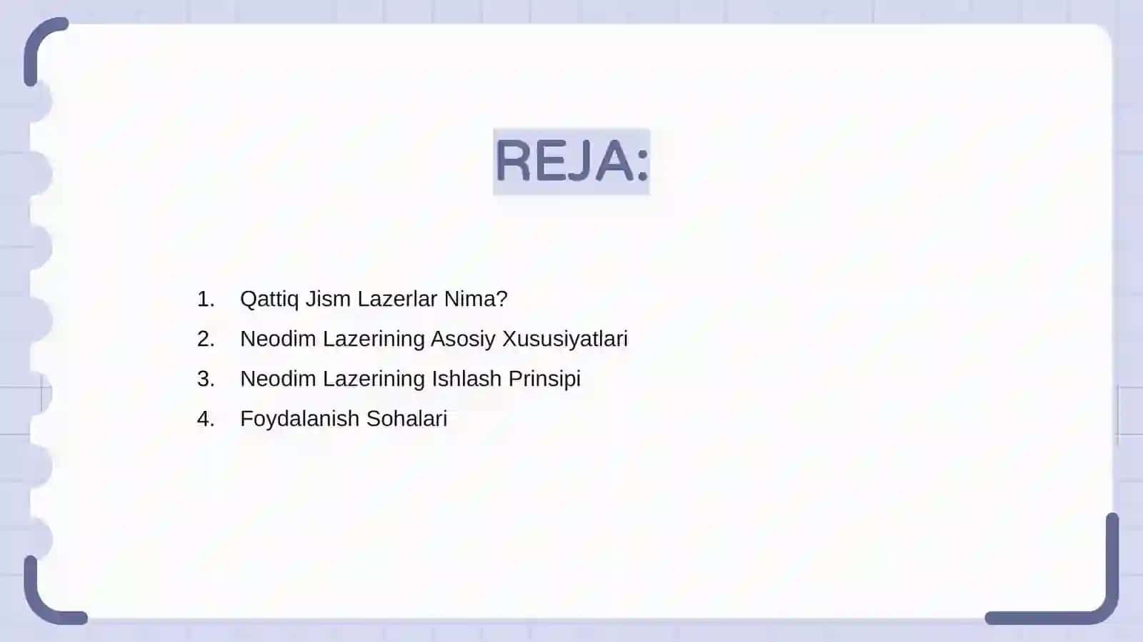 Qattiq Jism Lazerlar: Neodim lazeri 2