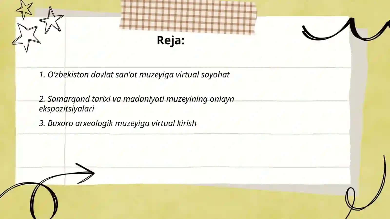Oʻzbekiston muzeylariga virtual sayohat qilish 2