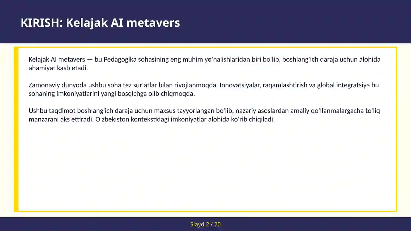 Kelajak AI metavers 2