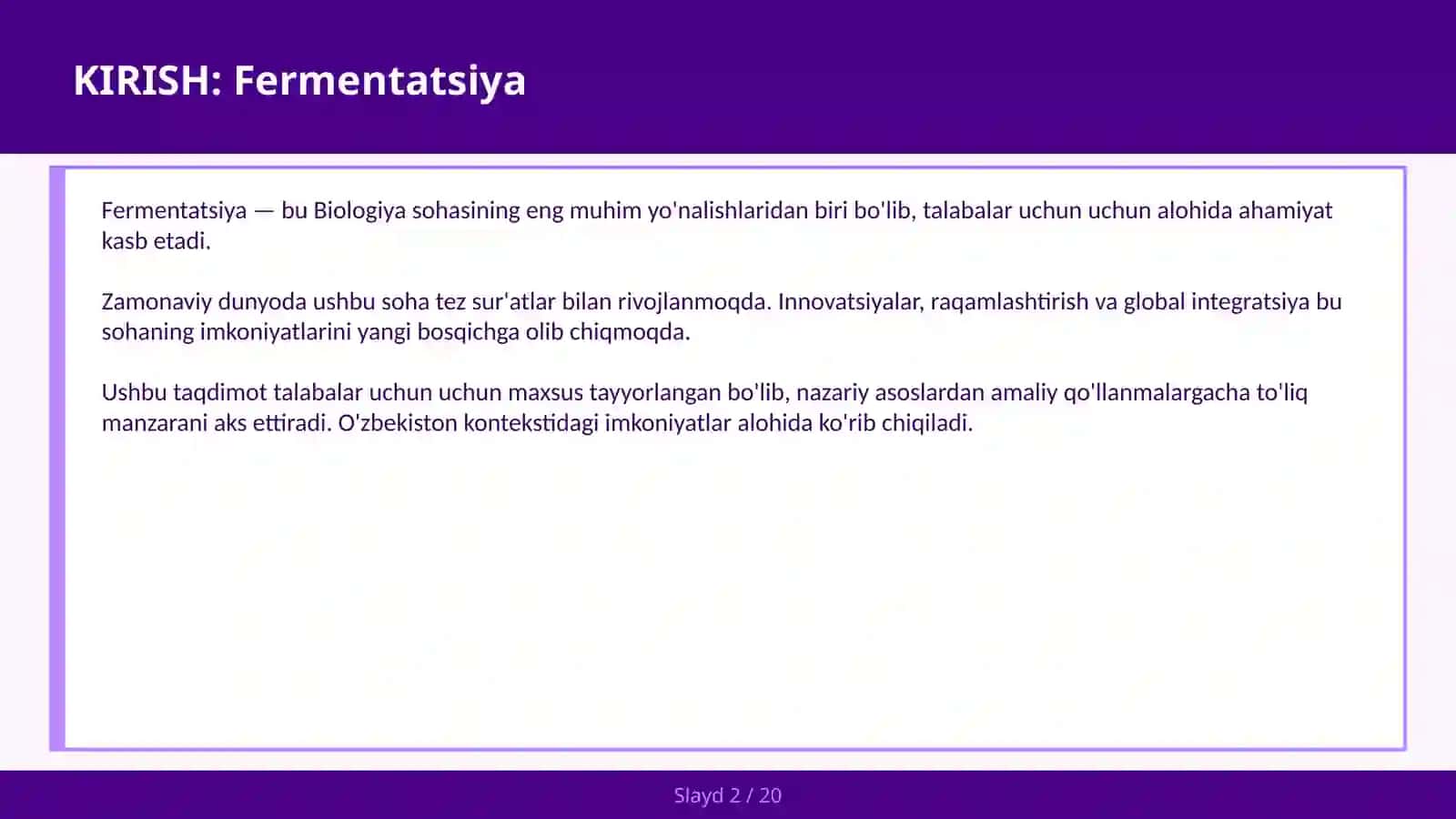 Fermentatsiya 2