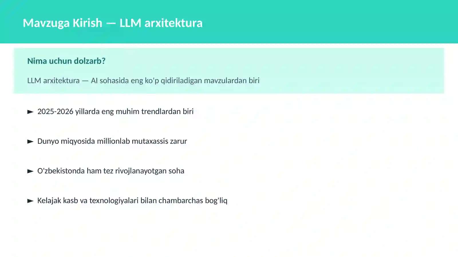 GENERATIVE AI VA LLM 2