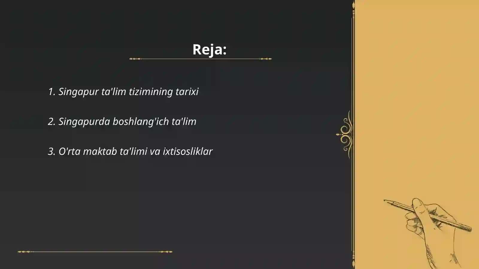 Singapur ta'lim tizimi 2