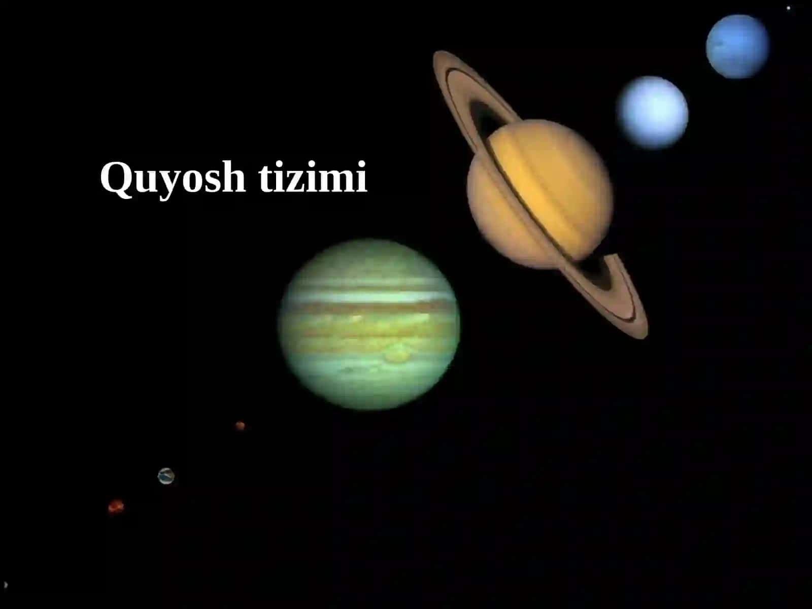Quyosh sistemasidagi sayyoralar 2
