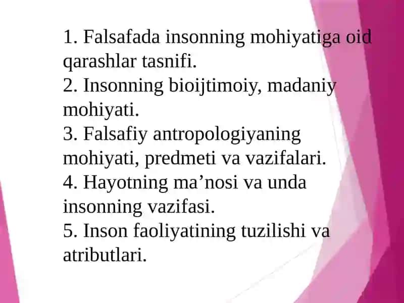 Insonfalsafasi(Falsafiyantropologiya) 2
